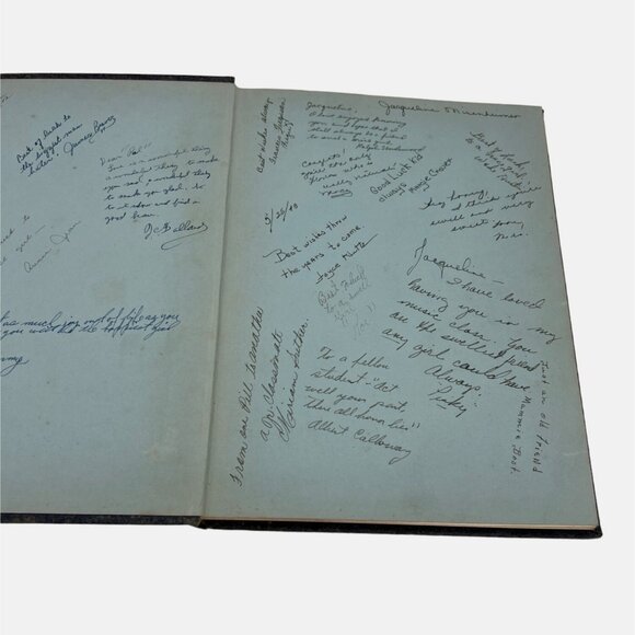 Vintage 1943 The Spider Web Yearbook Concord High School w/ Commencement Program - Picture 4 of 10